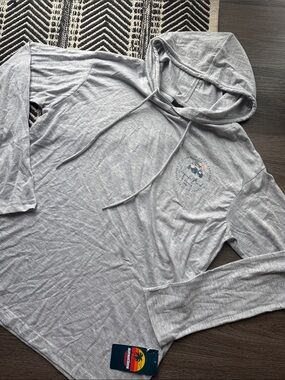 Sunsations Lightweight Hooded Long Sleeve Tee with Virginia Beach/Jeep Logo XL